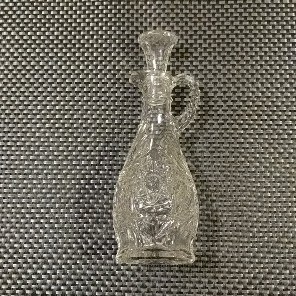 Vintage Anchor Hocking Star of David Oil cruet